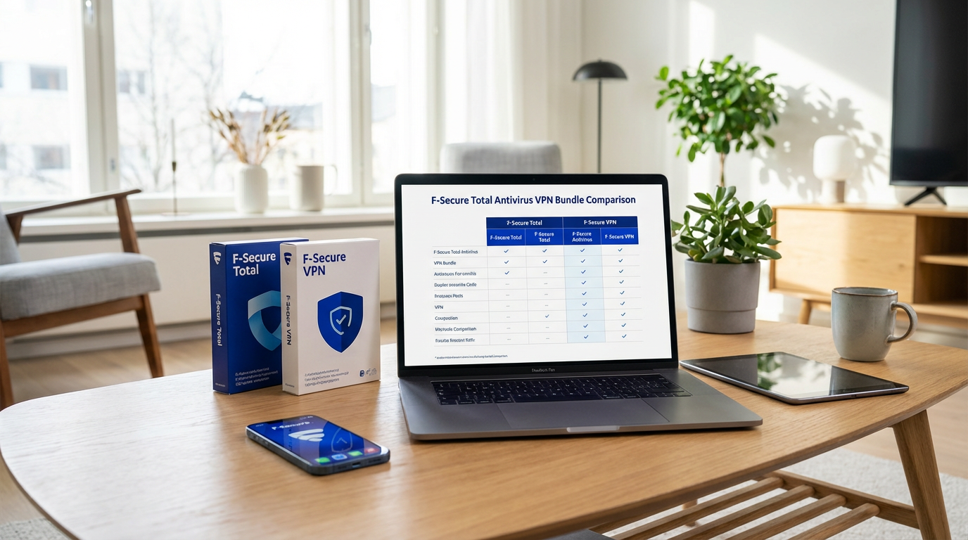 F-Secure Total Antivirus VPN Bundle Comparison