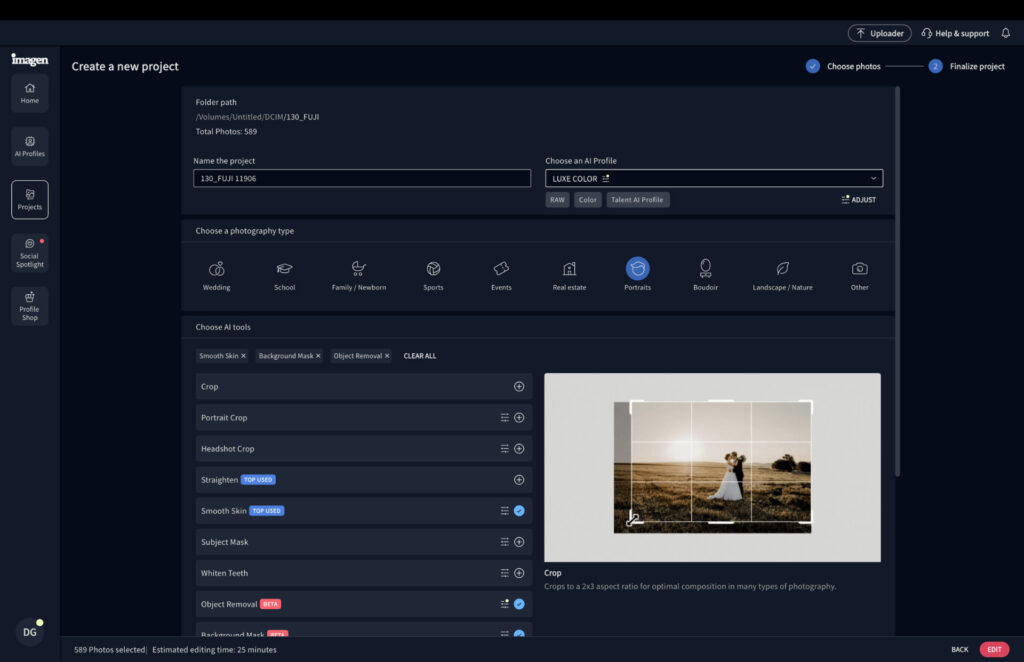 imagen best ai photo editing software for professional workflows